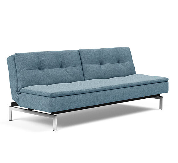 Innovation - Dublexo sovesofa med styletto ben 115x210 cm-525 -Chrome ben