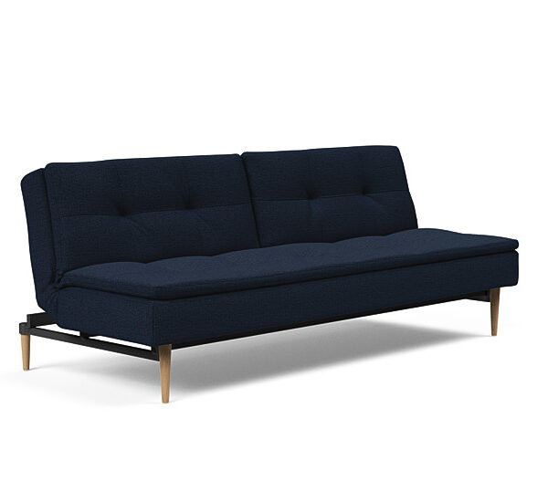 Innovation - Dublexo sovesofa med styletto ben 115x210 cm-528 -Egetræs ben