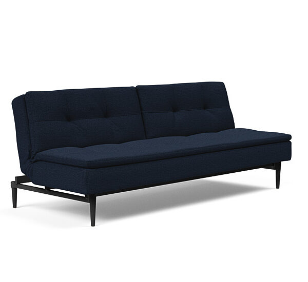 Innovation - Dublexo sovesofa med styletto ben 115x210 cm-528 -Sorte Egetræs ben