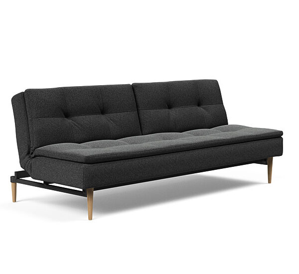 Innovation - Dublexo sovesofa med styletto ben 115x210 cm-529-Egetræs ben