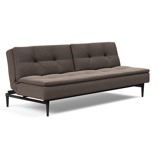 Innovation - Dublexo sovesofa med styletto ben 115x210 cm-530-Sorte Egetræs ben