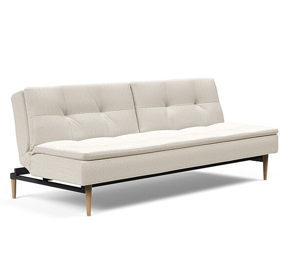 Innovation - Dublexo sovesofa med styletto ben 115x210 cm-531-Egetræs ben
