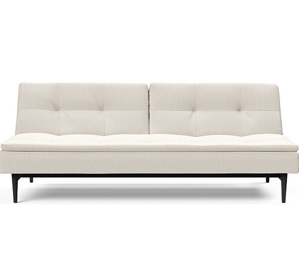 Innovation - Dublexo sovesofa med styletto ben 115x210 cm-531-Sorte Egetræs ben