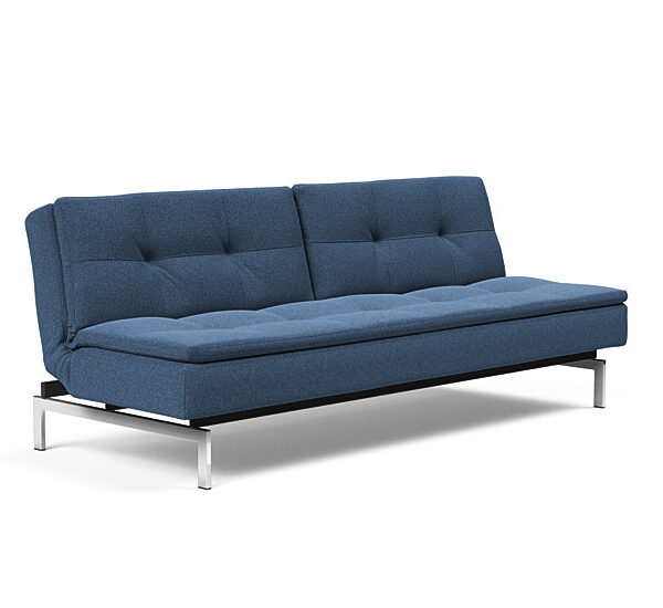 Innovation - Dublexo sovesofa med styletto ben 115x210 cm-537-Chrome ben