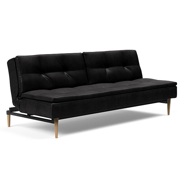 Innovation - Dublexo sovesofa med styletto ben 115x210 cm-550 -Egetræs ben