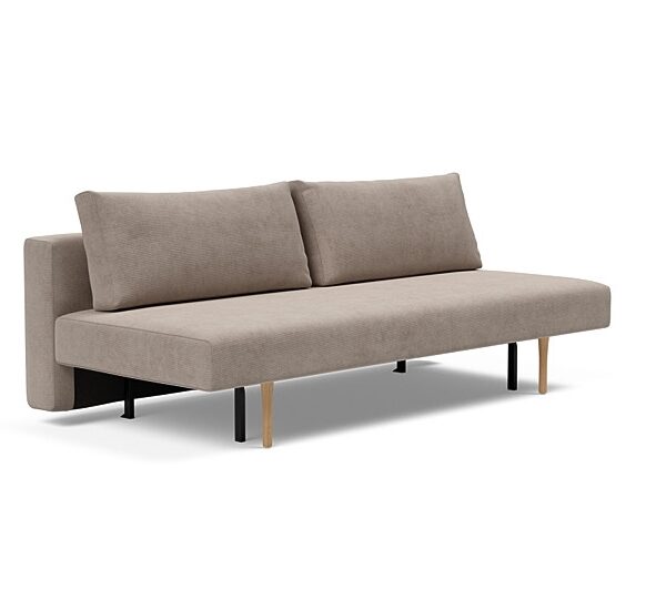 Innovation Sly sovesofa 140x200 cm-318, Fløjl beige