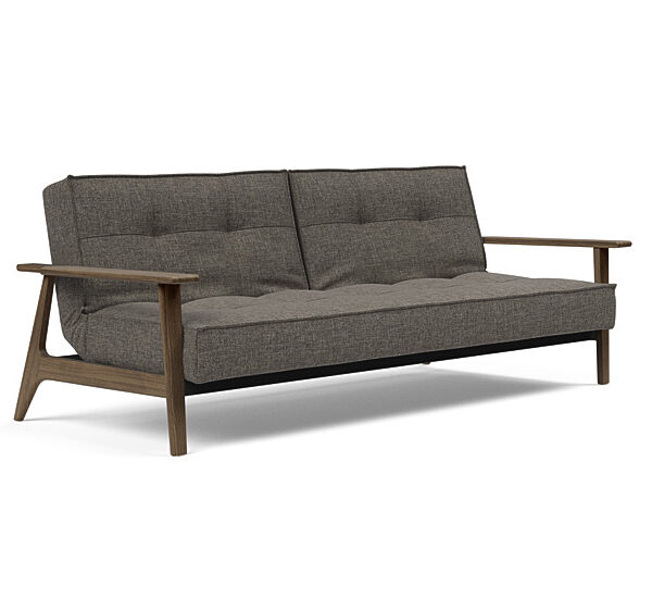 Innovation - Splitback sovesofa med Frej armlæn - Valg armlæn mellem egetræ eller røget egetræ-216 -Røget Egetræ