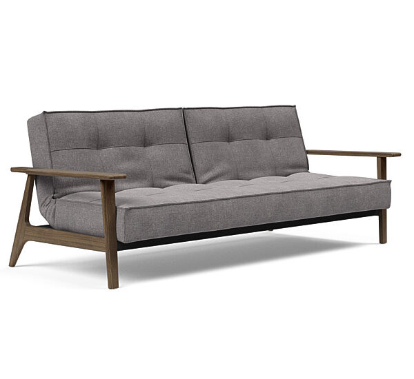 Innovation - Splitback sovesofa med Frej armlæn - Valg armlæn mellem egetræ eller røget egetræ-217 -Røget Egetræ