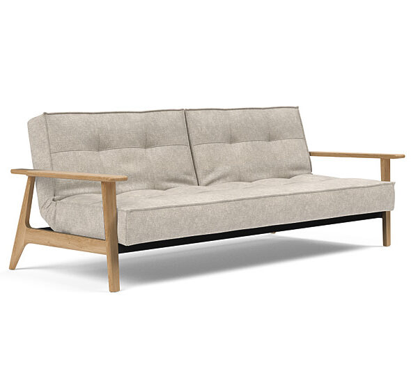 Innovation - Splitback sovesofa med Frej armlæn - Valg armlæn mellem egetræ eller røget egetræ-280-Røget Egetræ