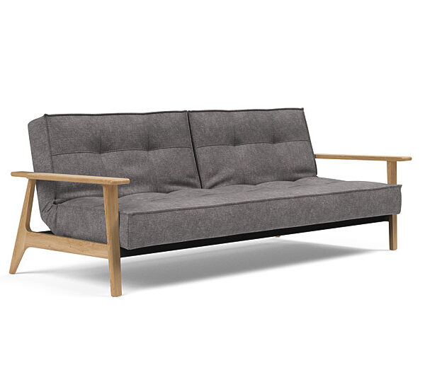 Innovation - Splitback sovesofa med Frej armlæn - Valg armlæn mellem egetræ eller røget egetræ-282-Egetræ