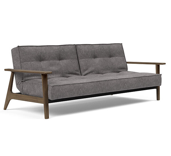 Innovation - Splitback sovesofa med Frej armlæn - Valg armlæn mellem egetræ eller røget egetræ-282-Røget Egetræ