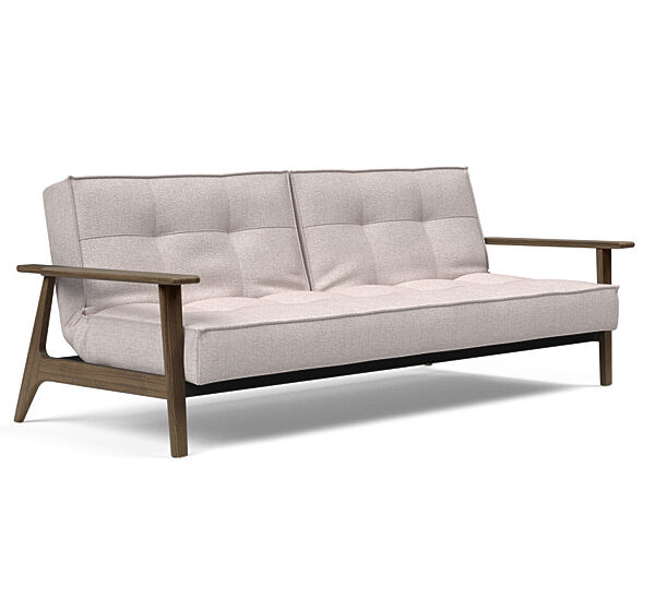 Innovation - Splitback sovesofa med Frej armlæn - Valg armlæn mellem egetræ eller røget egetræ-300 -Røget Egetræ