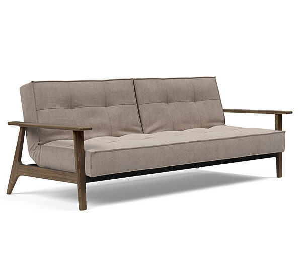 Innovation - Splitback sovesofa med Frej armlæn - Valg armlæn mellem egetræ eller røget egetræ-318-Røget Egetræ