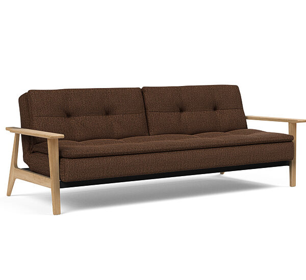 Innovation - Splitback sovesofa med Frej armlæn - Valg armlæn mellem egetræ eller røget egetræ-359-Egetræ