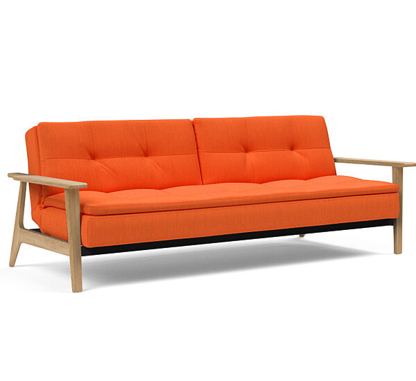Innovation - Splitback sovesofa med Frej armlæn - Valg armlæn mellem egetræ eller røget egetræ-510 -Egetræ