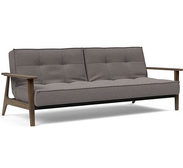 Innovation - Splitback sovesofa med Frej armlæn - Valg armlæn mellem egetræ eller røget egetræ-521 -Røget Egetræ