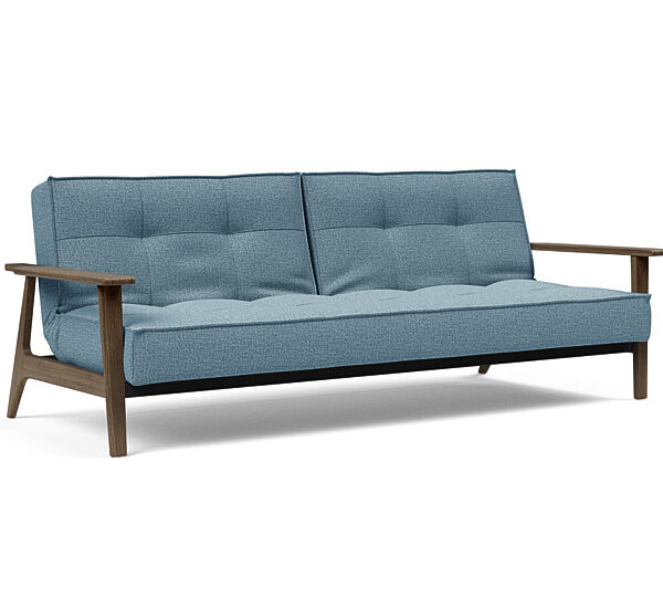Innovation - Splitback sovesofa med Frej armlæn - Valg armlæn mellem egetræ eller røget egetræ-525 -Røget Egetræ