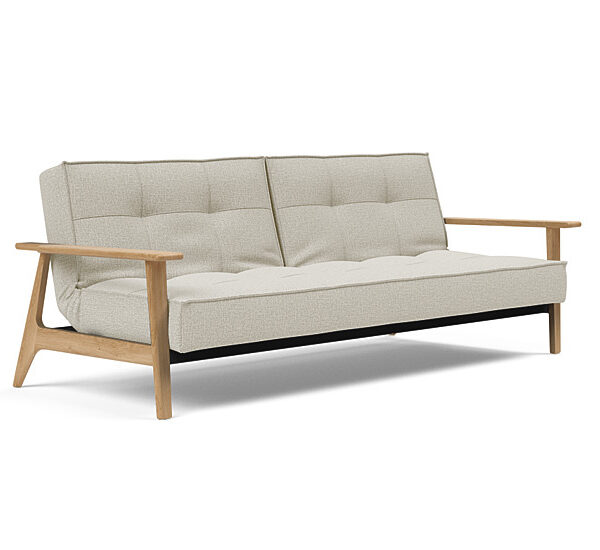 Innovation - Splitback sovesofa med Frej armlæn - Valg armlæn mellem egetræ eller røget egetræ-527-Egetræ