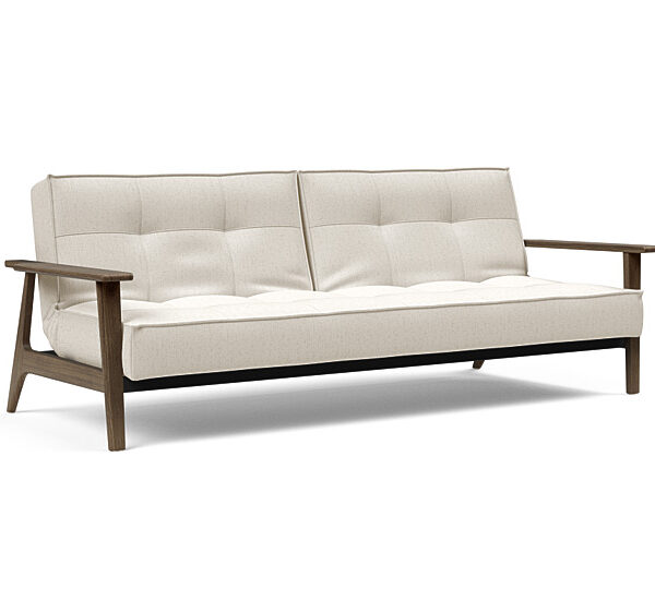 Innovation - Splitback sovesofa med Frej armlæn - Valg armlæn mellem egetræ eller røget egetræ-531-Røget Egetræ