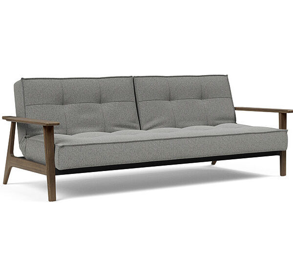 Innovation - Splitback sovesofa med Frej armlæn - Valg armlæn mellem egetræ eller røget egetræ-533 -Røget Egetræ