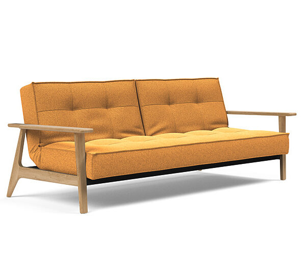 Innovation - Splitback sovesofa med Frej armlæn - Valg armlæn mellem egetræ eller røget egetræ-536-Egetræ