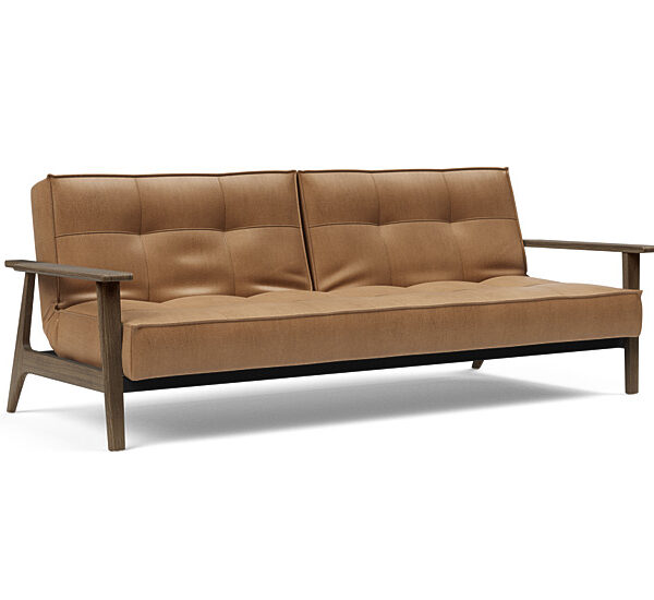 Innovation - Splitback sovesofa med Frej armlæn - Valg armlæn mellem egetræ eller røget egetræ-551 -Røget Egetræ