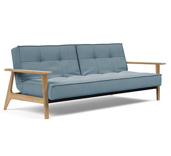 Innovation - Splitback sovesofa med Frej armlæn - Valg armlæn mellem egetræ eller røget egetræ-558-Egetræ