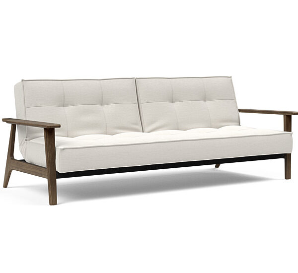 Innovation - Splitback sovesofa med Frej armlæn - Valg armlæn mellem egetræ eller røget egetræ-574 -Røget Egetræ