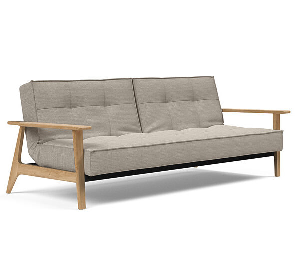 Innovation - Splitback sovesofa med Frej armlæn - Valg armlæn mellem egetræ eller røget egetræ-579-Egetræ