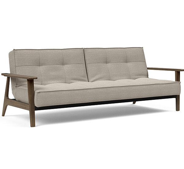 Innovation - Splitback sovesofa med Frej armlæn - Valg armlæn mellem egetræ eller røget egetræ-579-Røget Egetræ