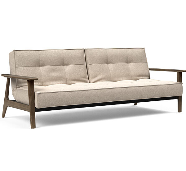 Innovation - Splitback sovesofa med Frej armlæn - Valg armlæn mellem egetræ eller røget egetræ-584-Røget Egetræ