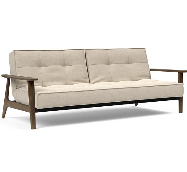 Innovation - Splitback sovesofa med Frej armlæn - Valg armlæn mellem egetræ eller røget egetræ-586-Røget Egetræ