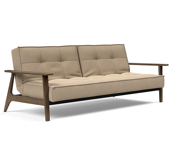 Innovation - Splitback sovesofa med Frej armlæn - Valg armlæn mellem egetræ eller røget egetræ-587-Røget Egetræ