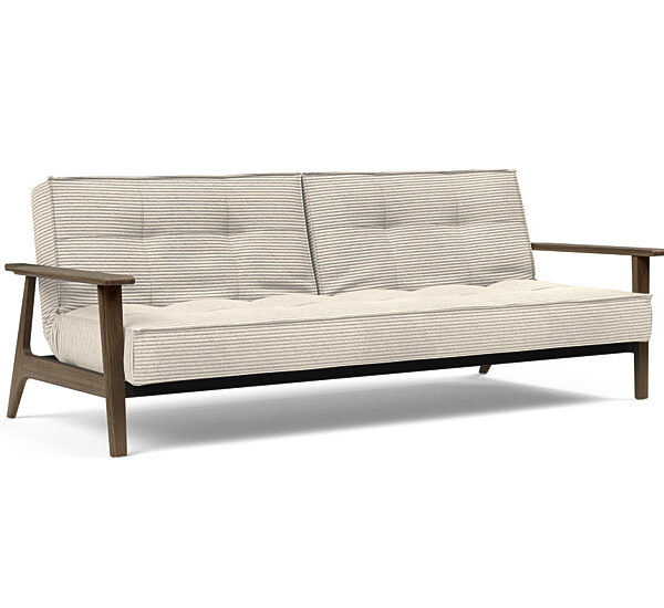 Innovation - Splitback sovesofa med Frej armlæn - Valg armlæn mellem egetræ eller røget egetræ-594-Røget Egetræ