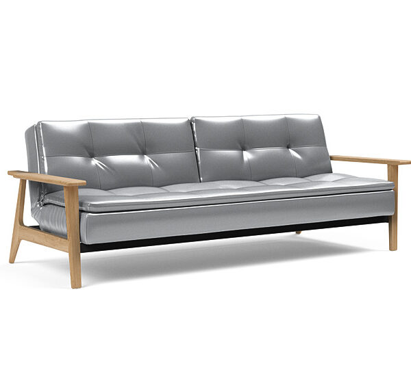 Innovation - Splitback sovesofa med Frej armlæn - Valg armlæn mellem egetræ eller røget egetræ-688-Egetræ