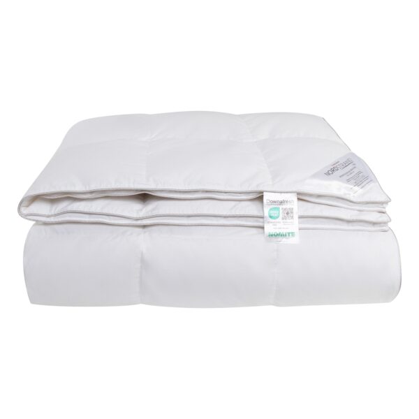 Luksus helårsdyne 140x200 cm - 100% fine moskusdun - Nordstrand Home moskusdyne med bomuldssatin bolstre