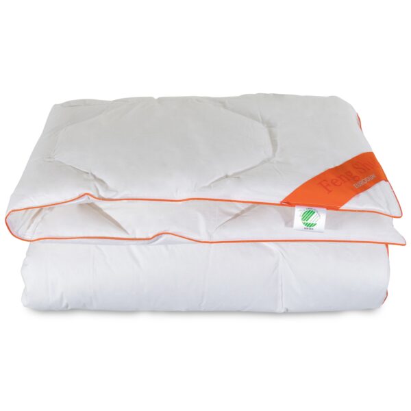 Økologisk dyne 140x200cm - Gåsedunsdyne - Vinterdyne - Feng Shui svanemærket voksen dyne