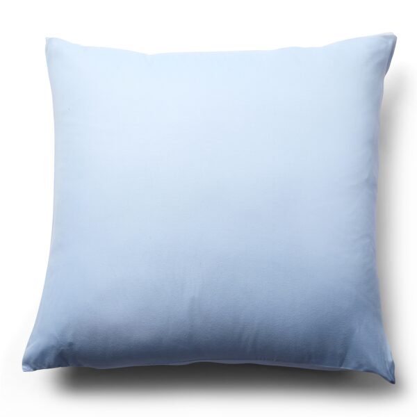 Pudebetræk 60x63 cm - Ensfarvet pastel blåt hovedpudebetræk - Microfiber pudebetræk - IN Style
