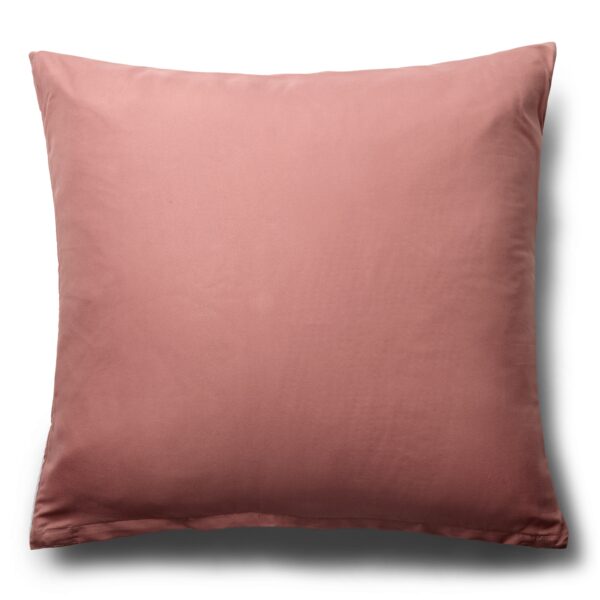 Pudebetræk 60x63 cm - Ensfarvet rosa hovedpudebetræk - Microfiber pudebetræk - IN Style