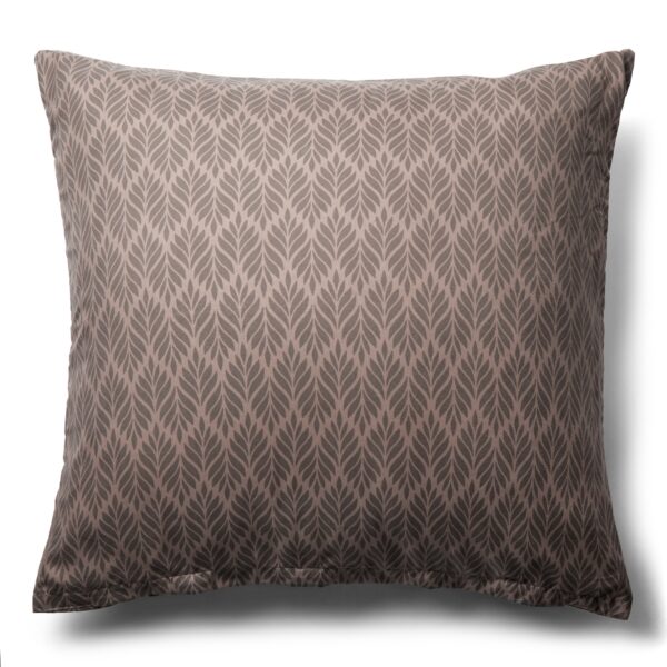 Pudebetræk 60x63 cm - Microfiber - Brunt mønster