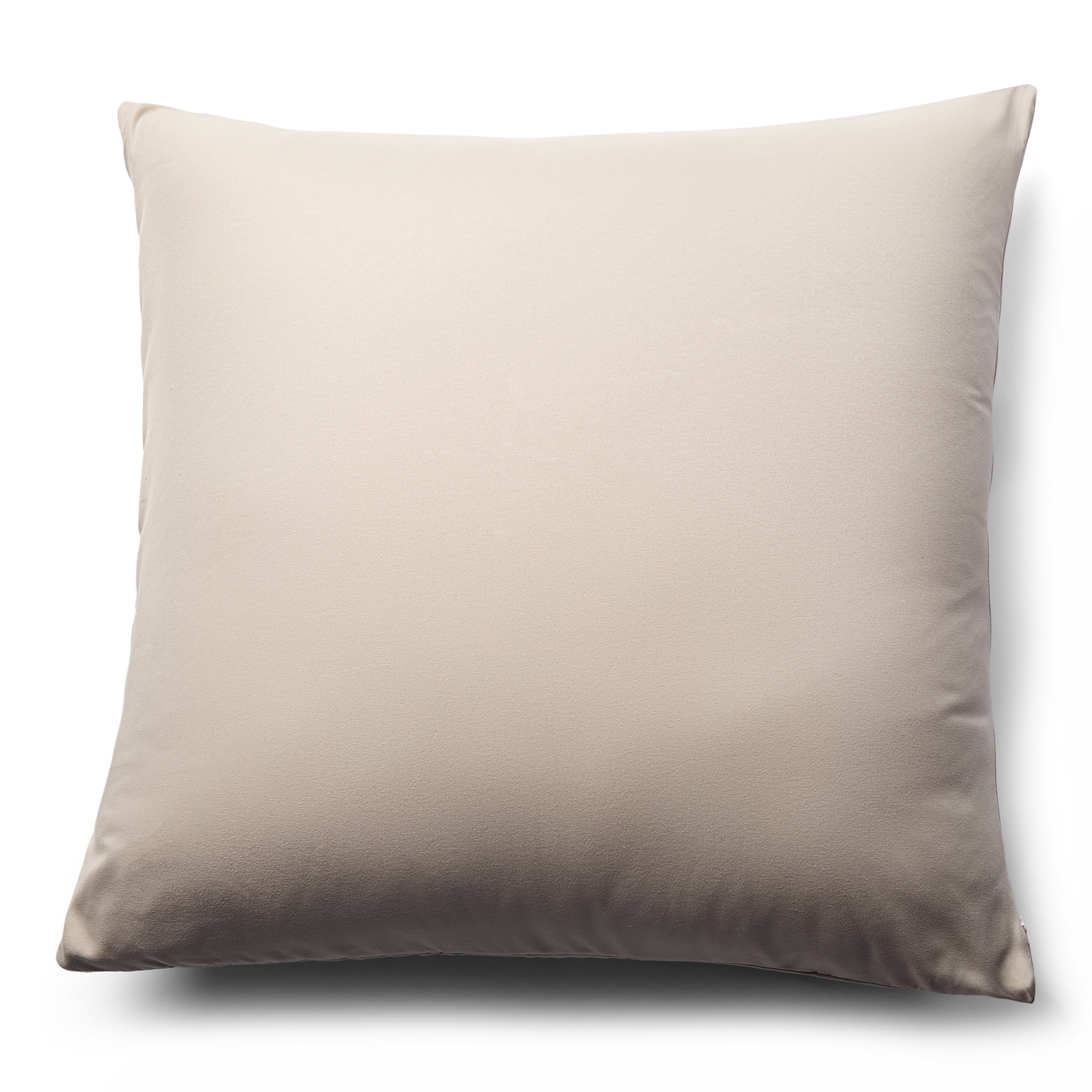 Pudebetræk 60x63 cm - Microfiber - Ensfarvet beige Pudebetræk 60x63 cm - Microfiber - Ensfarvet beige
