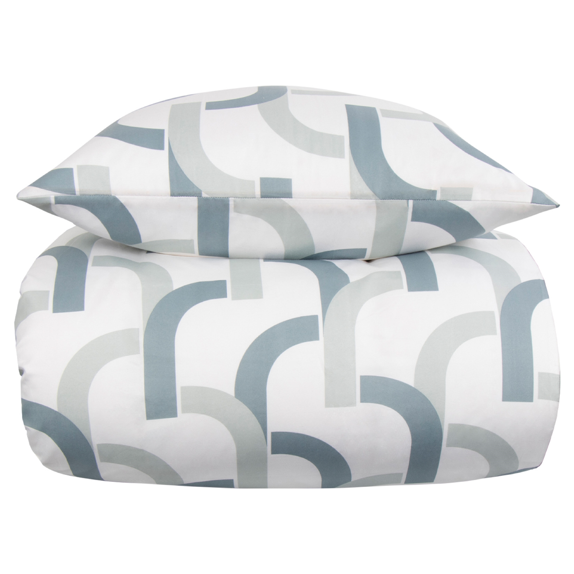 Sengetøj 140x220 cm - Microfiber - Grønt print Sengetøj 140x220 cm - Microfiber - Grønt print