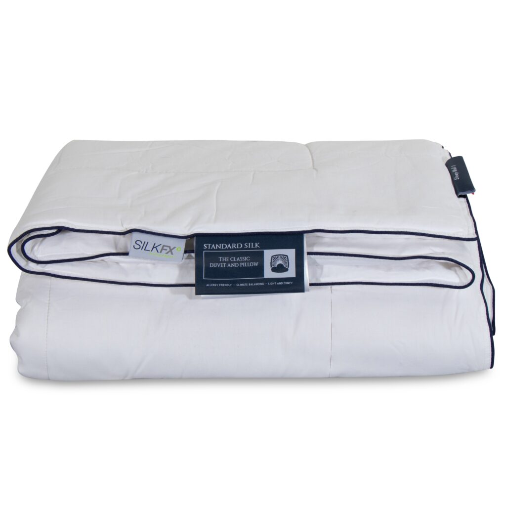 Silkedyne 140x200 cm - Helårs Varm - Nordic Comfort med 100% mulberry silke