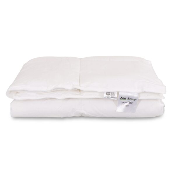 Sommer babydyne 70x100 cm - Allergivenlig dyne med bløde luftige fiberdun - Sval fiberdyne - Zen Sleep