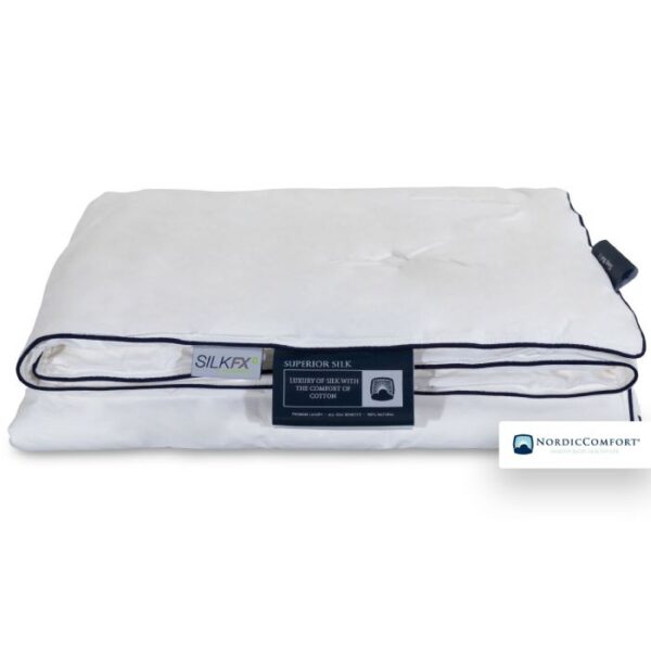 Sommer silkedyne - Sval sommerdyne - 100% langfibret silke fyld - Nordic Comfort dyne