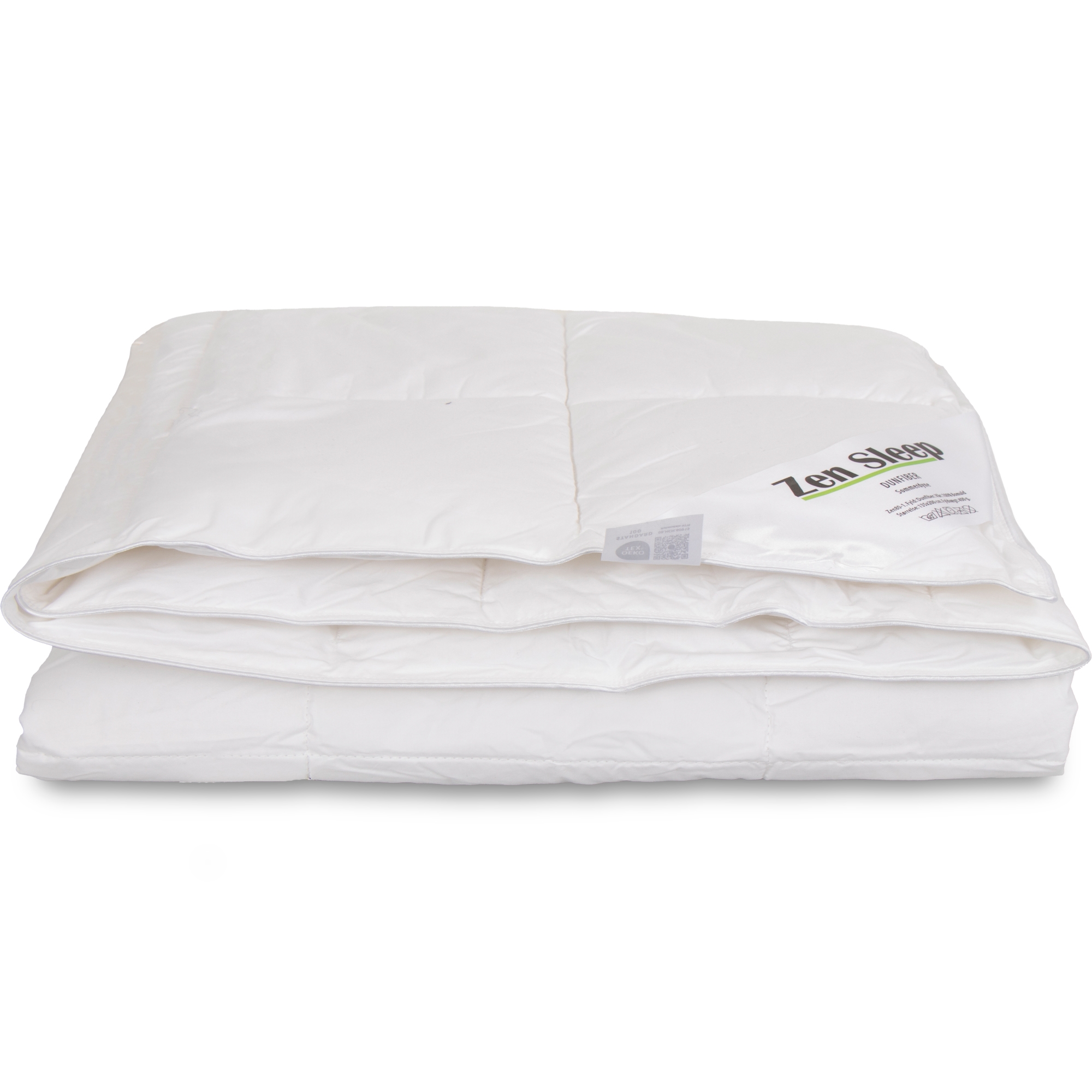 Sommerdyne 140x200 cm - Allergivenlig dyne med bløde luftige fiberdun - Sval fiberdyne - Zen Sleep Sommerdyne 140x200 cm - Allergivenlig dyne med bløde luftige fiberdun - Sval fiberdyne - Zen Sleep