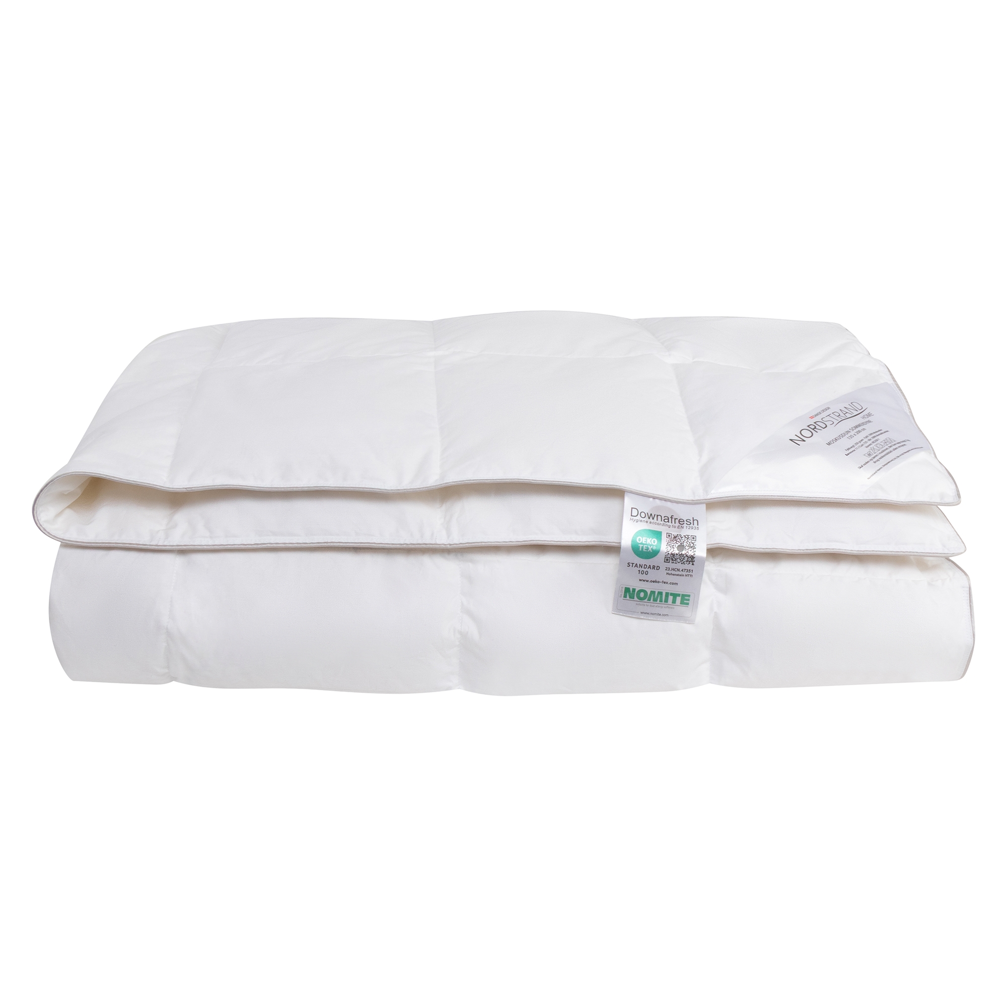 Sommerdyne 150x210 cm - Med 100% moskusdun - Let og sval dundyne - Nordstrand Home dyne Sommerdyne 150x210 cm - Med 100% moskusdun - Let og sval dundyne - Nordstrand Home dyne