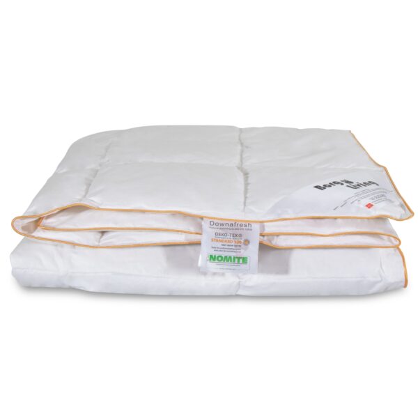 Sommerdyne 200x200 cm - Dobbeltdyne - Dyne med moskusdun - Borg Living let og luftig sommerdyne dobbelt