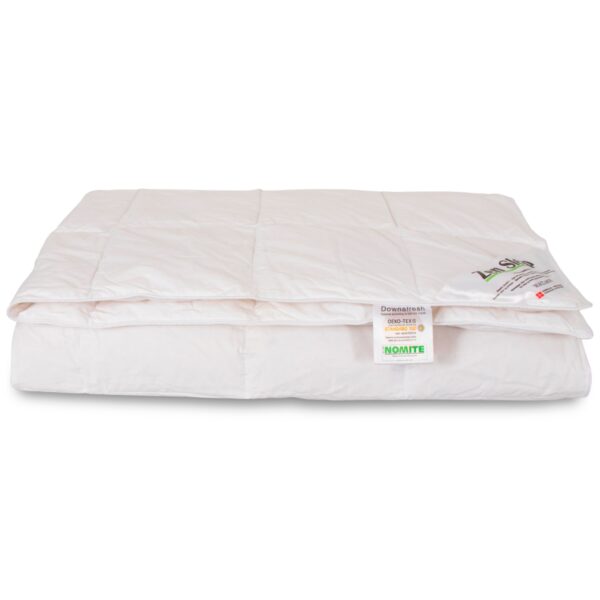 Sommerdyne 240x220 cm - Dobbeltdyne med moskusdun - Let og sval King Size dyne fra Zen Sleep