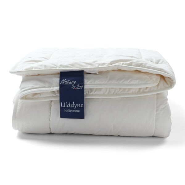 Ulddyne - 100% ren ny europæisk uld - OEKO-TEX certificeret varm helårs dyne - 140x200 cm - Nature By Borg dyne af uld
